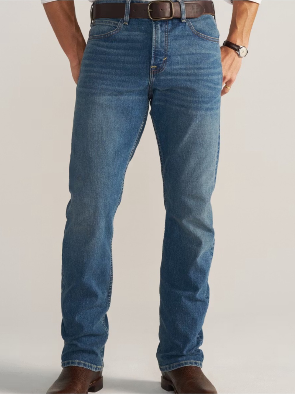 Tecovas slim straight denim jeans 34